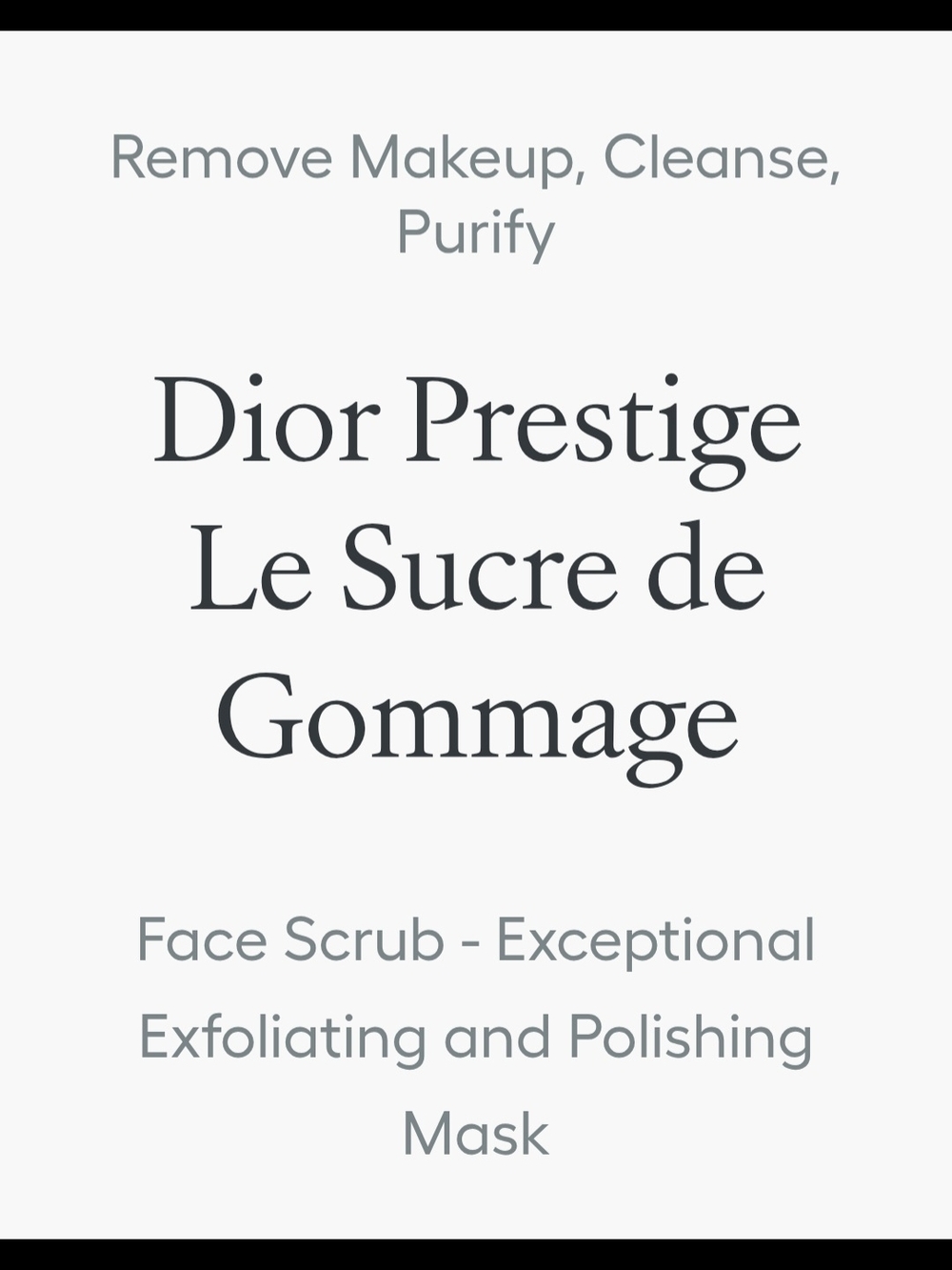 Dior Prestige Le Sucre de Gommage - Pink with Gold Cap - Picture 2 of 10